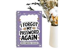 Carnet de comptes - Enregistreur d'informations d'identification au format , journal d'informations sur le site Web, organiseur sécurisé par ordre alphabétique, de données pour une