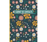 Carnet de Contacts: répertoire téléphonique alphabétique, carnet adresse pour garder une trace de Nom, Prénom, Adresse, Mail, Tel fixe, Tel portable, cadeaux d'organisateur pour hommes, femmes.