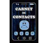 Carnet de contacts: Répertoire téléphonique et d'adresse alphabétique