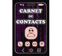 Carnet de contacts: Répertoire téléphonique et d'adresse alphabétique