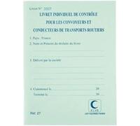 Carnet de controle du vehicule Lebon & Vernay G
