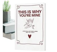 Carnet de Couple,Activités Amusantes & en Papier Cartonné avec Guide - Cahier de Développement Relationnel Amoureux,Cadeau pour Femme Anniversaire Mariage Saint-Valentin Maison