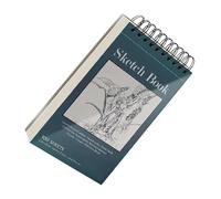Carnet de croquis à couverture rigide 100 feuilles de papier 160 g/m² pour croquis, art, illustrations, livre à couverture rigide