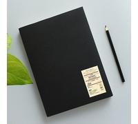 Carnet De Croquis À Couverture Rigide Kraft 256 Pages, Carnet De Grande Taille 100 Gsm Pour Dessin Au Crayon Et Écriture Régulière, Fournitures Scolaires D'art