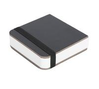 Carnet de Croquis à L'aquarelle, 30 Feuilles, 8x8 Cm, 300 g/m², en Papier Petit Journal D'aquarelle Portable pour Croquis, Peinture, Gribouillage, écriture (BLACK)