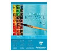 Carnet De Croquis À L'aquarelle Etival (200 G / M2, 10 Feuilles A5, Clairefontaine, La Peinture Humide Techniques, Des Carnets De Croquis, Des Fournitures D'art