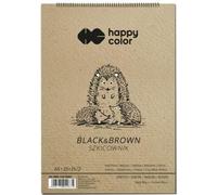Carnet de croquis à spirales - Noir&Brun A5