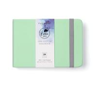 Carnet de Croquis Aquarelle Coton A6-30 Feuilles Aquarelle Papier 100% Coton 300 g/m², Sans Acide, Papier Aquarelle pour une Utilisation Comme Carnet de Voyage | Watercolor Paper