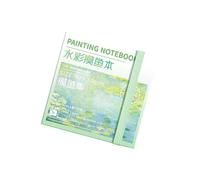 Carnet de croquis aquarelle de voyage avec peinture et palette 50 feuilles de papier aquarelle 300 g/m² pour artiste peinture aquarelle ensemble de croquis avec plateau de peinture