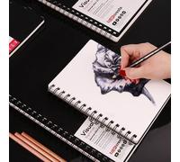 Carnet De Croquis Aquarelle Pour Dessin, A3/A4/A5 110g/M2, Marqueurs D'album ? Bobine Portables, Carnet De Peinture, Fournitures Pour Artistes Artistiques