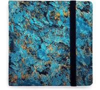 Carnet De Croquis Carré À Aquarelle - 300 G/M² - 100 % Coton - Papier Aquarelle - 16 X 16 Cm - Sans Acide - 24 Feuilles Et 48 Pages Pressées À Froid - Émeraude