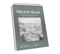 Carnet de croquis compact et polyvalent avec reliure solide - Surface lisse - Pour artistes