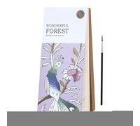 Carnet de croquis de coloriage pour aquarelle, carnet de croquis portable pour la peinture à la maison, les débutants, la création d'art en plein air