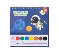Carnet de croquis de couleur, bloc de peinture aquarelle gratuit, œuvres d'art en papier de haute qualité, ressources de jeu de développement, fournitures scolaires à domicile préscolaire, activités