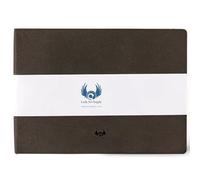 Carnet de croquis en forme de paysage 20,9 x 14,2 cm / 8,25 x 5,5 pouces, carnet de croquis flexible à plat pour artistes, idéal pour l'encre, l'aquarelle, le stylo, les crayons, 160 pages, taille :