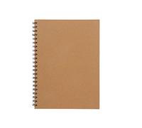 Carnet De Croquis En Spirale A4 Avec Couverture En Papier Kraft, Carnet De Croquis Papier A4 Avec Reliure, Pour Dessin, Prise De Notes, Gribouillage Et Autres Usages(Format A4, Couverture En Vélin)