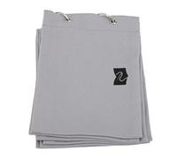 Carnet de croquis en tissu vierge, carnet de voyage pliant en lin avec 12 pages, carnet à points vierge portable pour dessiner, écrire et coudre, carnet d’art textile gris pour