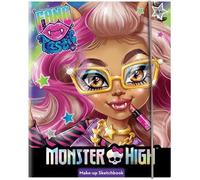 Carnet De Croquis Monster High Avec Trousse De Maquillage - Lisciani - Apprenez L'art Du Maquillage