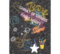 carnet de croquis pages noires: Meilleures pages noires pour pratiquer, dessiner, écrire, peindre, dessiner ou gribouiller, 120 pages, 8,5"x11"