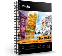 Carnet De Croquis Pour Artistes: 254mm×193mm Sketchbook Spiral Reliure - 124 Pages (62 Feuilles) Bloc À Dessin 200gsm Papier Épais Bloc À Croquis Sans Acide Pour Croquis Acrylique Aquarelle