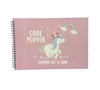 Carnet de Croquis pour Enfants,Carnet de Dessin A4 Spirale Relié Artistiques Cahier de Dessin Papiers Sans Acide Durable pour Enfant et Adultes D'artiste Peinture ou Gribouillage(Licorne)