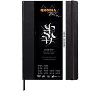 Carnet De Croquis Rhodia Touch Ink - Carb'on - A4 - 56 Feuilles Noires - 120gsm