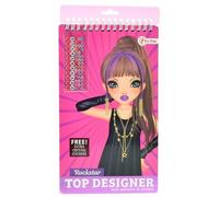 carnet de croquis Rockstar avec autocollants 26 cm