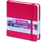 Carnet de croquis - Royal Talens - 12x12 cm - 80 feuilles - 140g - Rouge