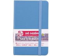 Carnet Croquis 9x14 Cm - 80 Feuilles - 140g - Bleu - Royal Talens