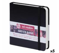 Carnet de croquis Talens Art Creation Sketch Book Noir 80 Volets 12 x 12 cm [