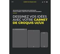 Carnet de croquis wireframes avec Grille de points pour UI/UX design responsive: Carnet de croquis avec Grille de points pour Dessinez vos idées sur ... responsive pour les UI/UX et web designer