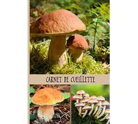 CARNET DE CUEILLETTE: Journal Carnet pour le suivi de vos cueillettes de champignons : 50 doubles fiches à remplir