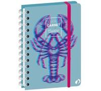Carnet de cuisine spiralé avec élastique Quo Vadis Homard Papier Clairefontaine blanc 15 x 21 cm Multicolore G