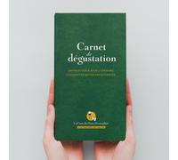 Carnet de dégustation de vins - couleur vert