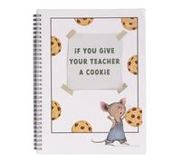 Carnet de dessin animé « Si vous offrez un biscuit à votre professeur » - Livre de bricolage innovant et bien pensé pour l'apprentissage des enseignants