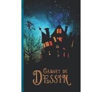 Carnet de dessin: cahier de dessin pour ado et adulte halloween - format A5 - 100 pages blanches - couverture souple - pour dessiner, écrire ou faire des croquis