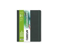 CANSON Graduate Book Dessin - Carnet cousu 104 pages - Grain léger - 21,6 x 27,9 cm - 160g/m² - Blanc