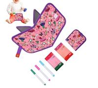 Carnet de Dessin effaçable pour | Carnet réutilisable et Portable,Bloc à Dessin Pliable pour,Idée Cadeau pour Halloween, Noël, Anniversaire, Maison, école, Parc, Camping, Voyage,