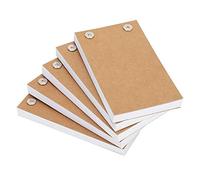 Carnet De Dessin Flip Book En Kraft Blanc (lot De 5), Couverture De Flip Book Indépendante Enfant Flipbook Kit Pochoir Enfant Dessin Kit Dessin Pour Animation, Dessin Et Croquis