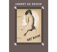 Carnet de dessin : illustration femme: Cahier de croquis - beaux arts - cahier grand format pour dessin, peinture, aquarelle - 122 pages - idée cadeaux -