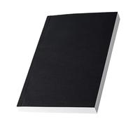 Carnet de dessin multifonction à couverture souple 256 feuilles non lignées 40 g/m² Papier épais pour artiste débutant Couverture
