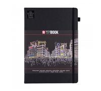 Carnet De Dessin Sketch Note Book Papier Noir 140 G Sur M² 80 F