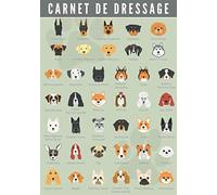 Carnet de Dressage: Canin | Dresser votre Chien & Chiot | Journal d'Apprentissage | Suivez l'éducation de votre Animal de compagnie | Grand format 104 pages | Cadeau Maître & Dresseur.