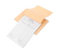 Carnet de Facture 2 Pièces Papier, Format Trois Volets, Commandes et Reçus | Bloc Compact Support Rigide, Copies Nettes et Écriture Fluide, pour Photographes, Fleuristes