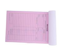 Carnet de Factures à Deux Parties pour Commandes | Papier Blanc Support Cartonné, Champs Multiples par Page, Suivi Net en Boutique et Salon