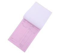 Carnet de Factures Blanc en Papier à Deux Copies pour Commandes | Dos Cartonné Renforcé, Champs Multiples par Page, Écriture Nette, Suivi Ordonné des Services