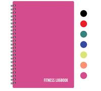 Carnet de fitness - Suivez 150 d'entraînements - Papier épais, couverture durable - A5 - Non daté - Suivez la perte de poids, la prise de muscle, les progrès en musculation