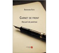Carnet de front: Recueil de poèmes