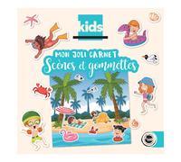 Carnet De Gommettes Avec Scène Les Vacances, 21 X 21 Cm