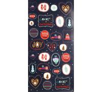 Carnet De Gommettes Noël Bleu Nuit 140 Pièces